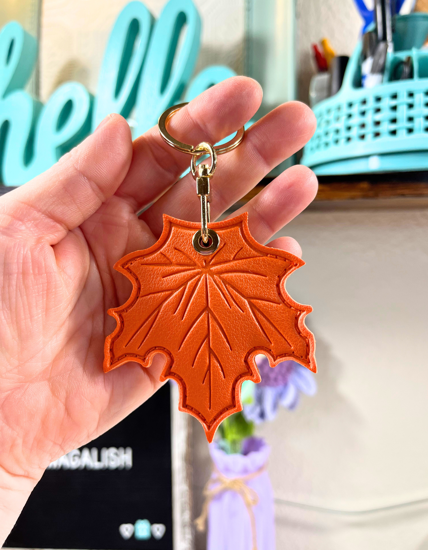 Charm: Autumn Leaf