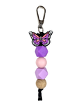 Keychain Charm: Beaded Butterfly