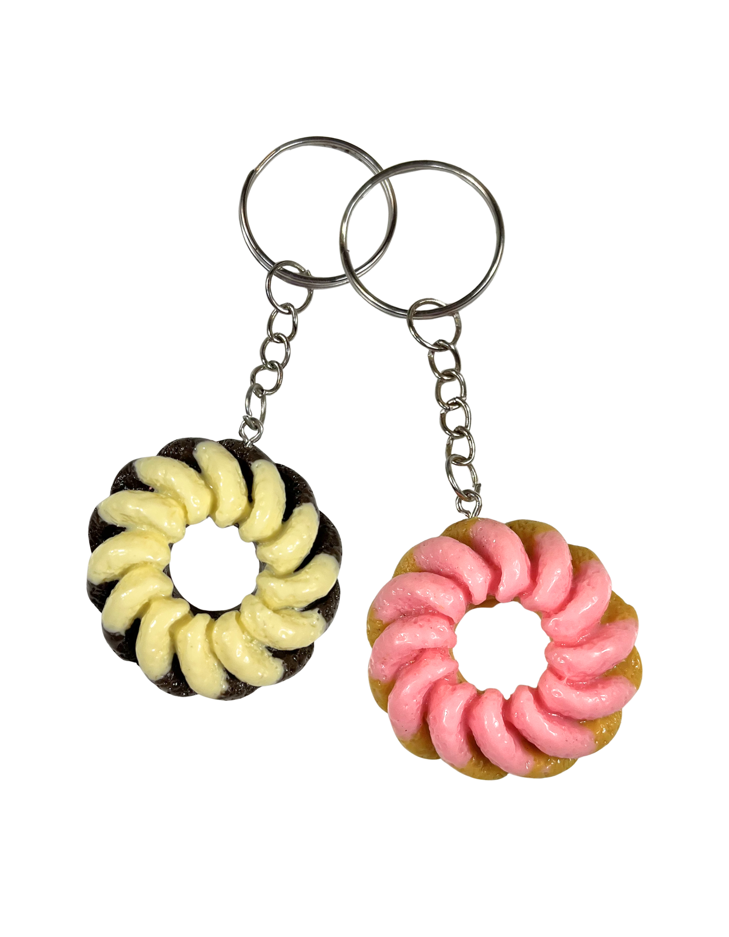 Keychain Charm: Twisted Donut