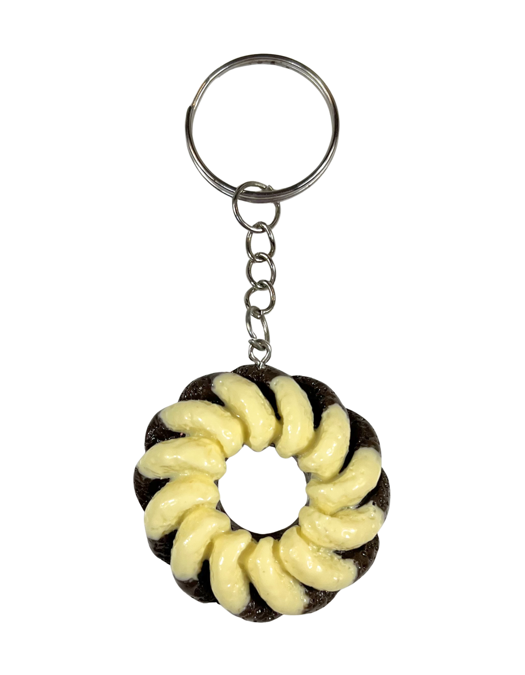 Keychain Charm: Twisted Donut