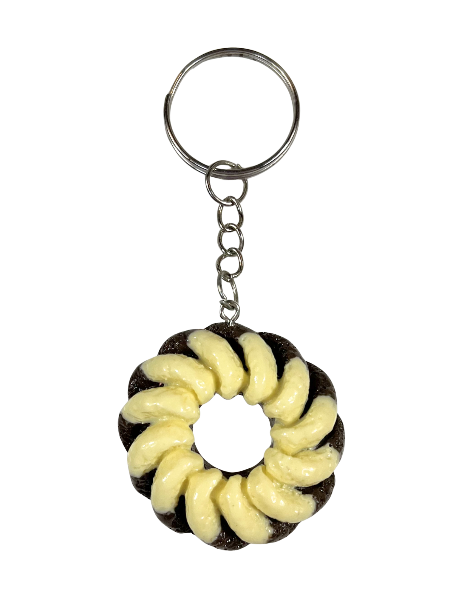 Keychain Charm: Twisted Donut