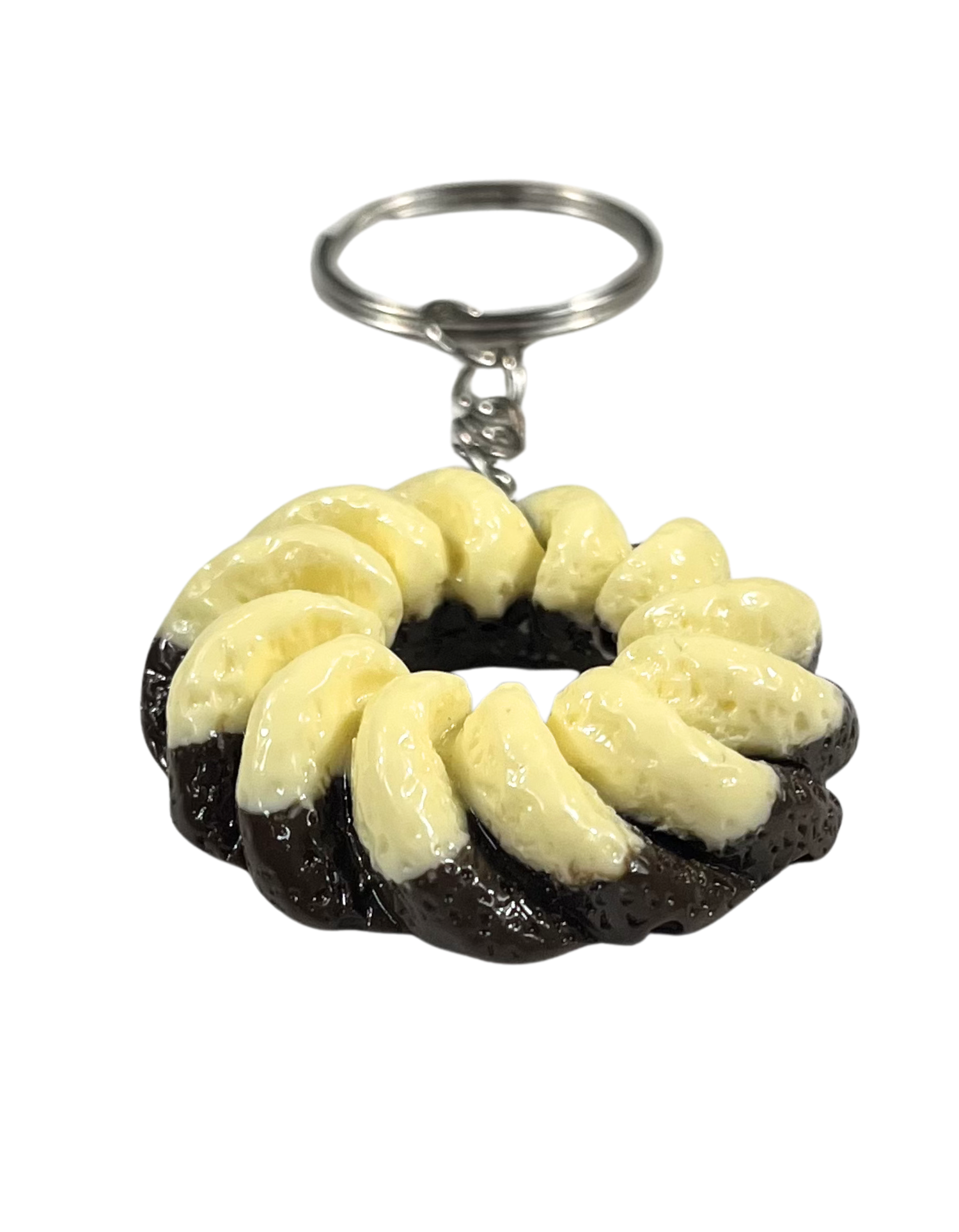 Keychain Charm: Twisted Donut