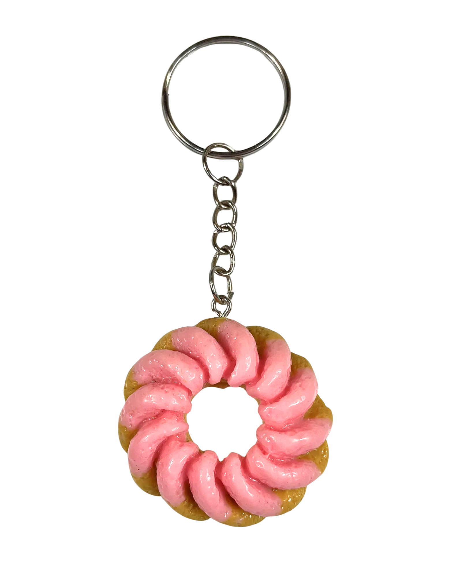 Keychain Charm: Twisted Donut