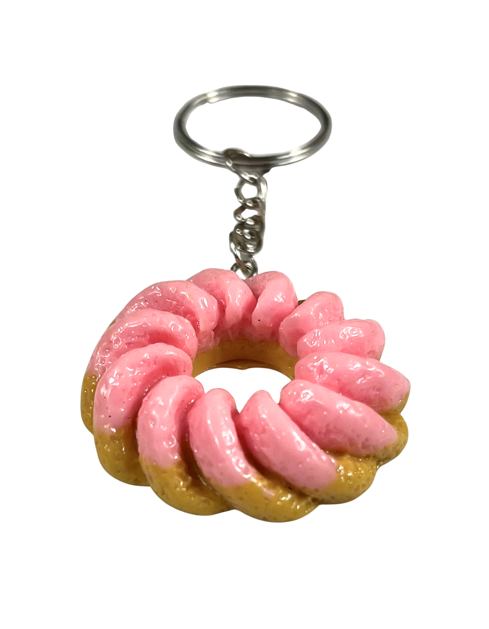 Keychain Charm: Twisted Donut