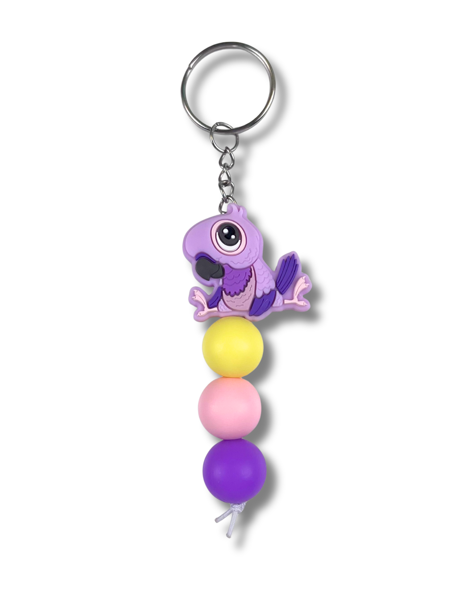 Keychain Charm: Beaded Birds