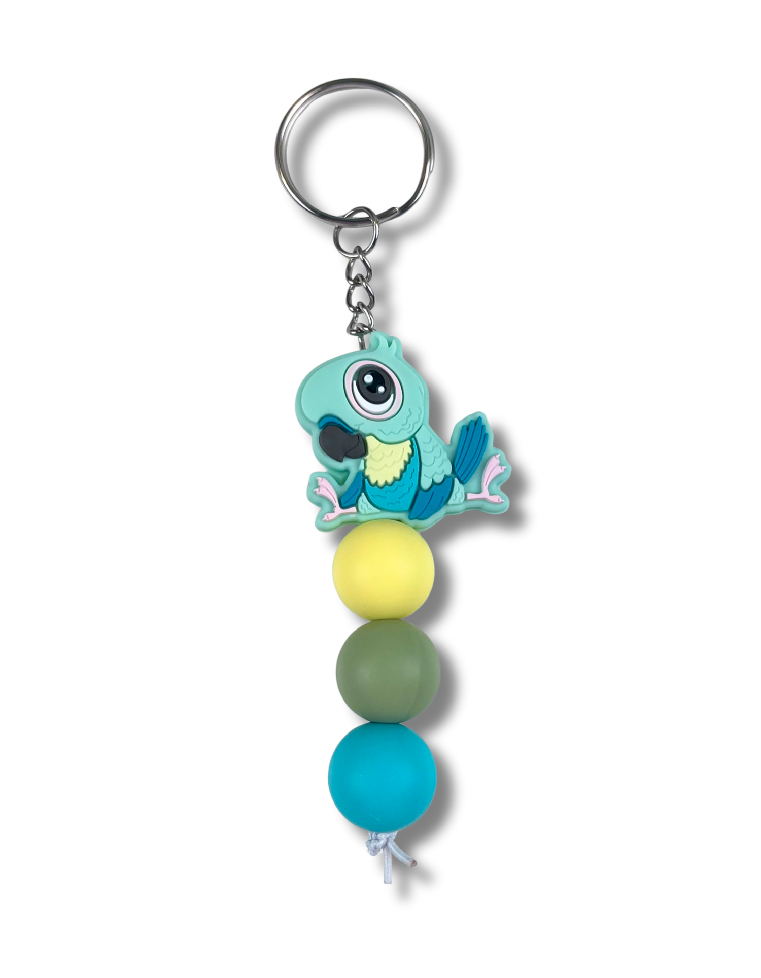 Keychain Charm: Beaded Birds