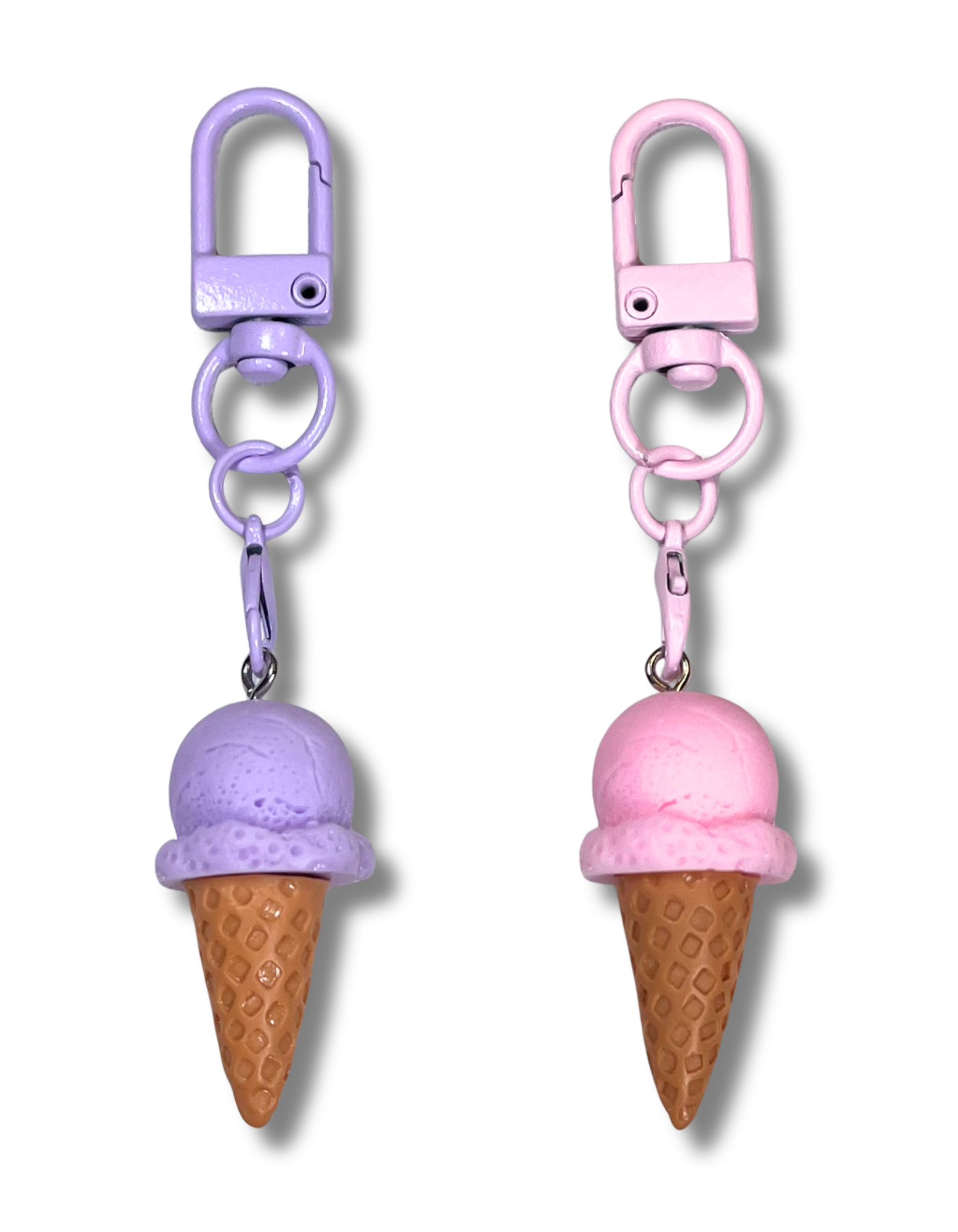 Keychain Charm: Ice Cream Cone