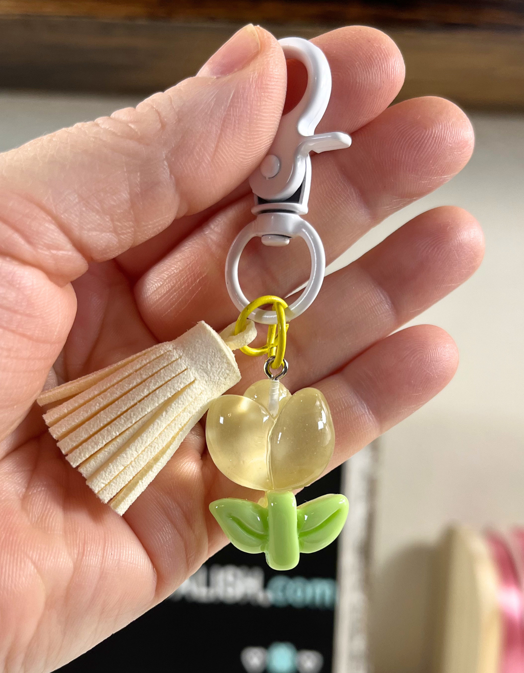 Keychain Charm: Tulips