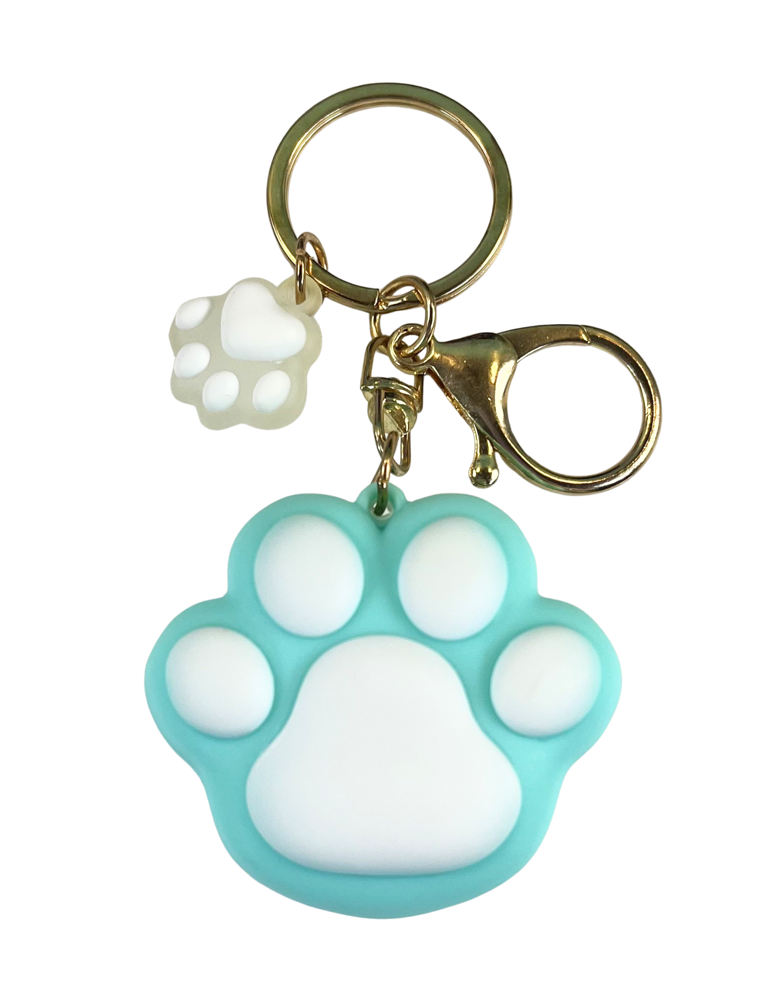 Keychain Charm: Paw Prints