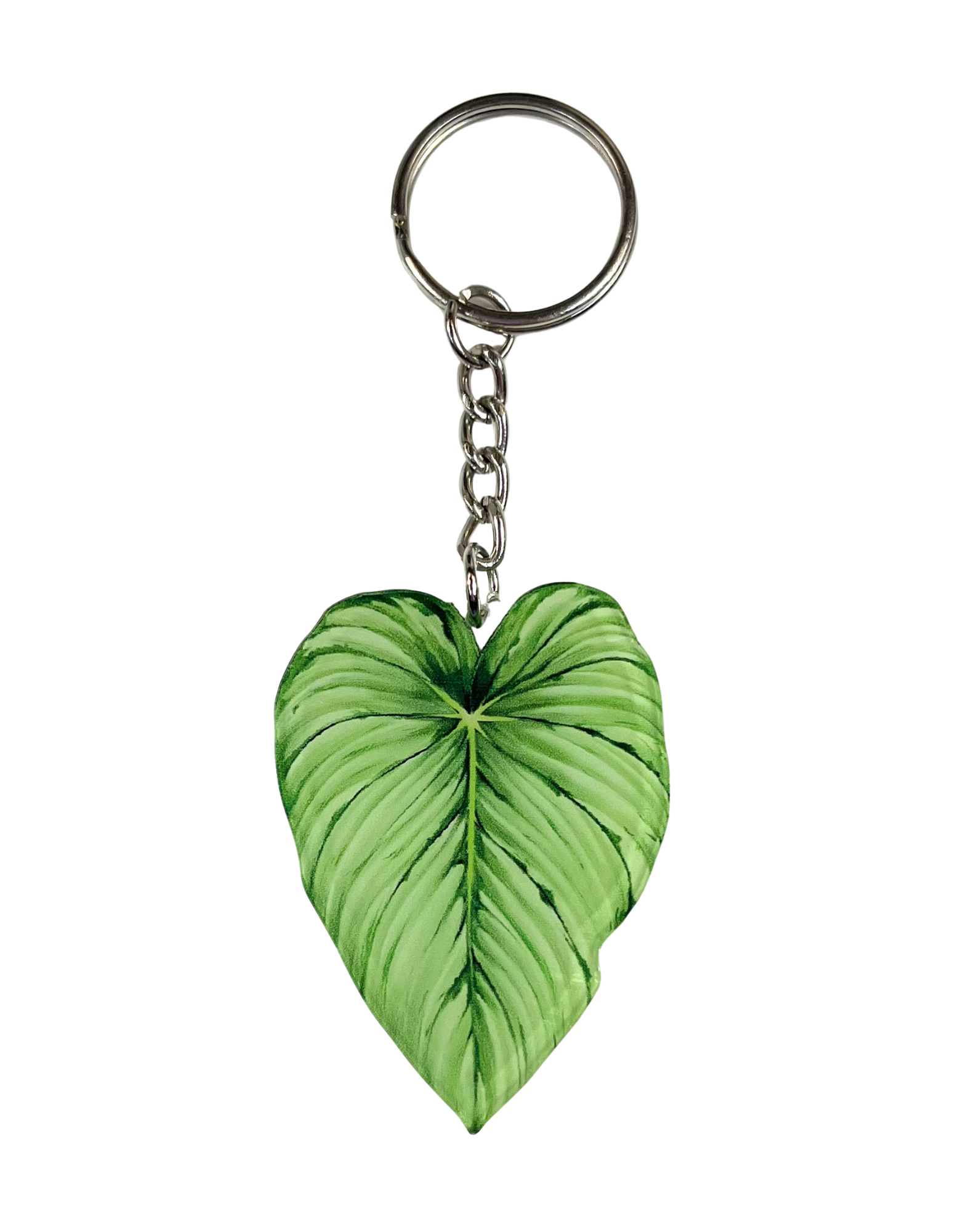 Keychain Charm: Acrylic Leaf