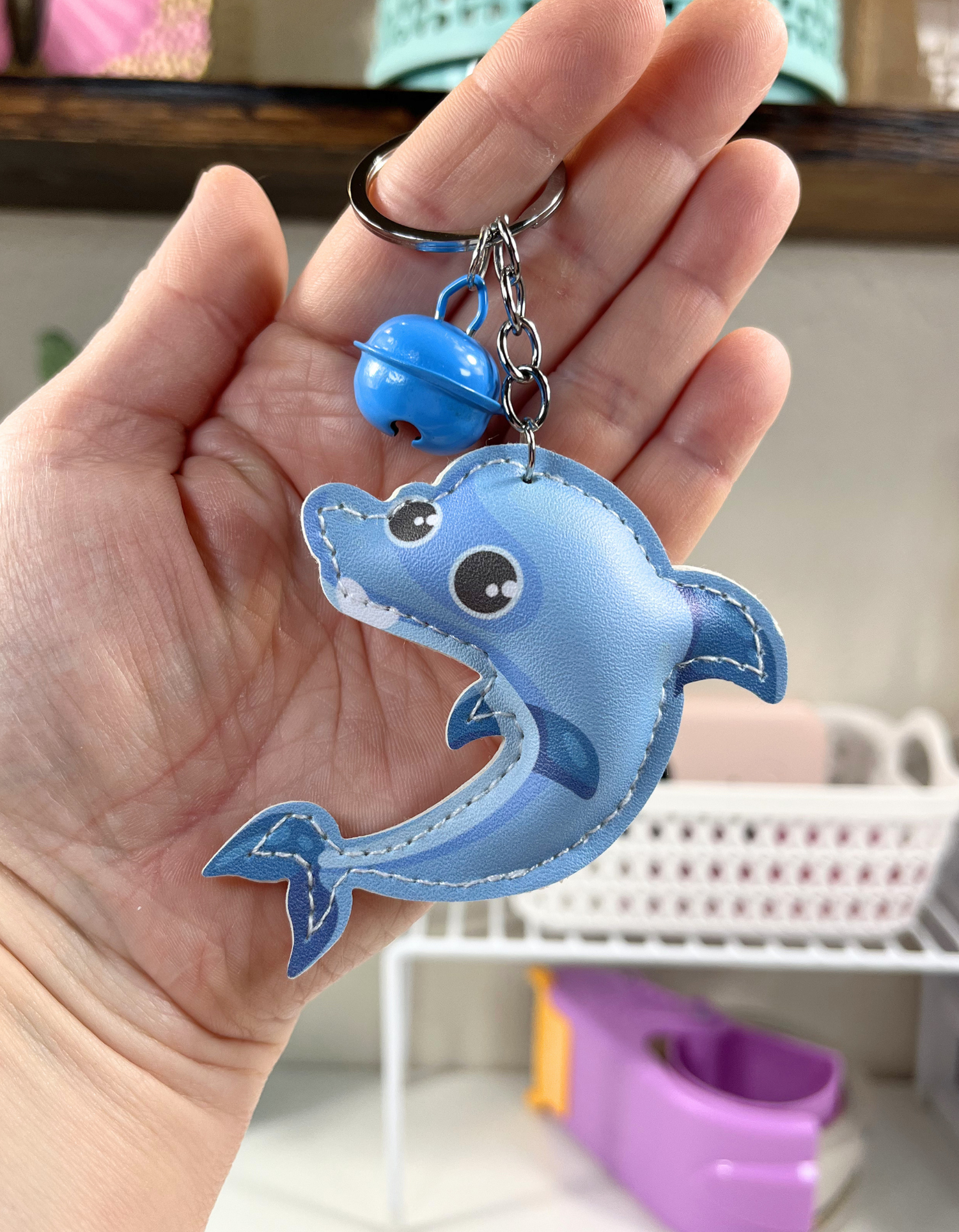 Keychain Charm: Dolphin