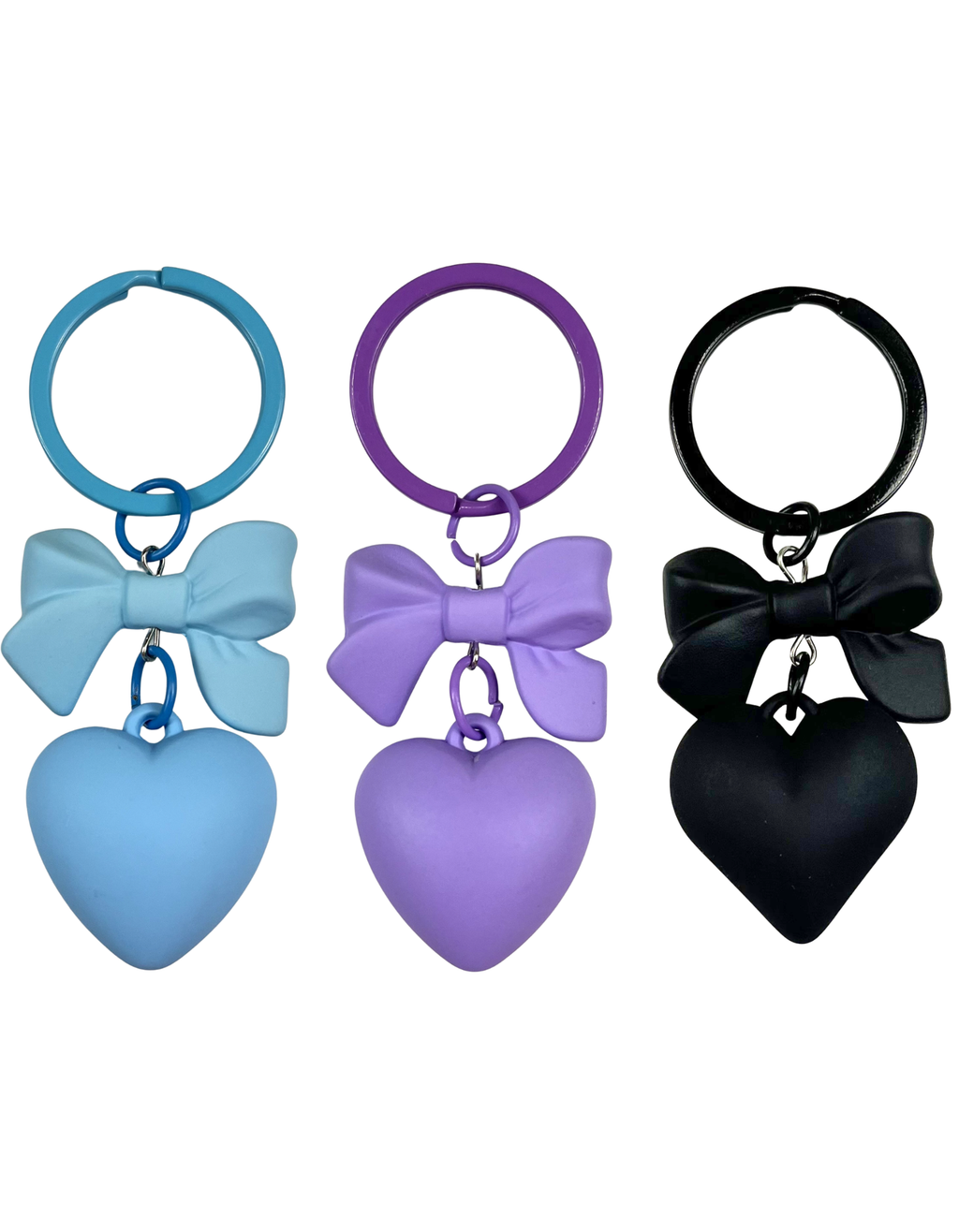 Keychain Charm: Hearts & Bows