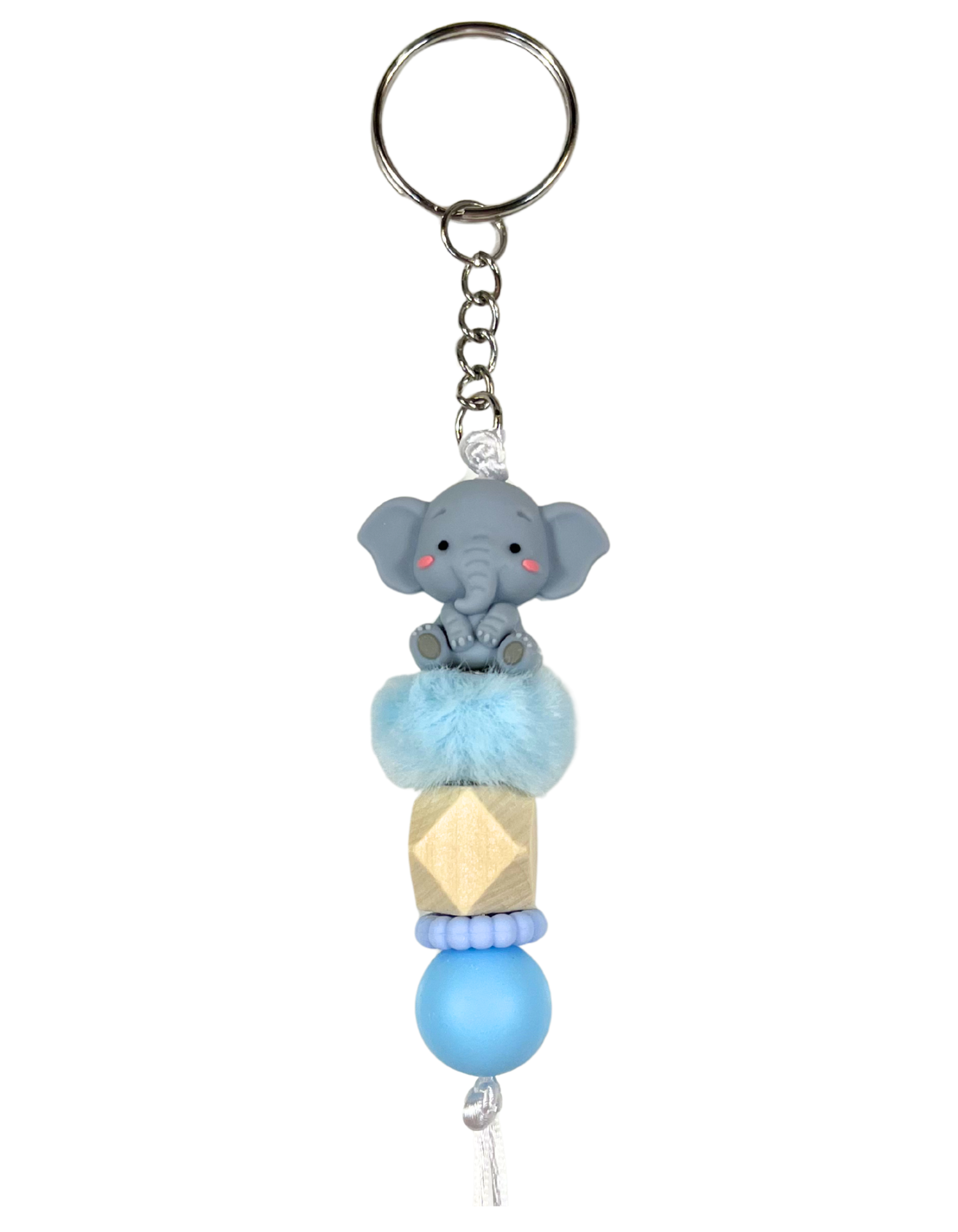 Charm: Beaded Elephants