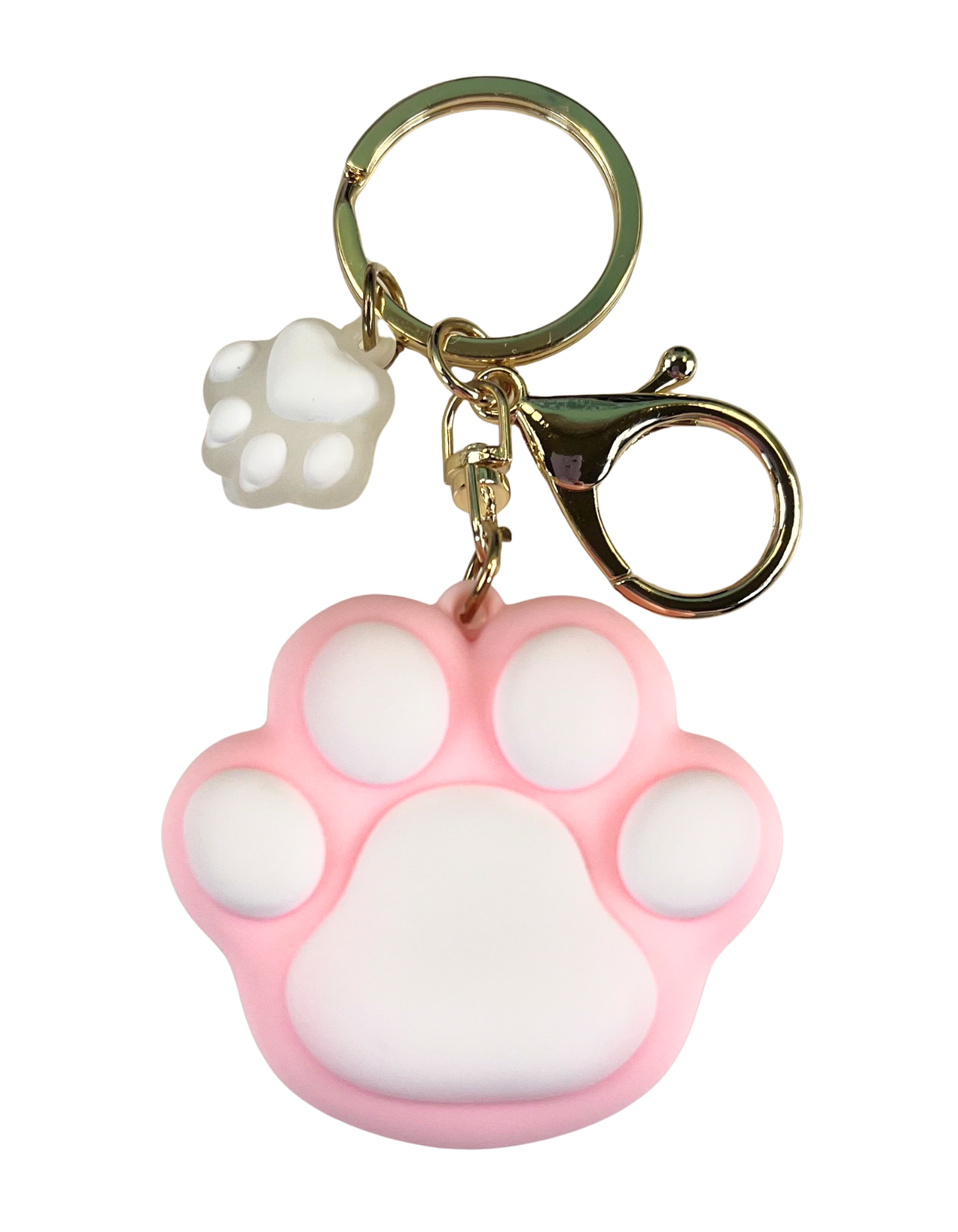 Keychain Charm: Paw Prints