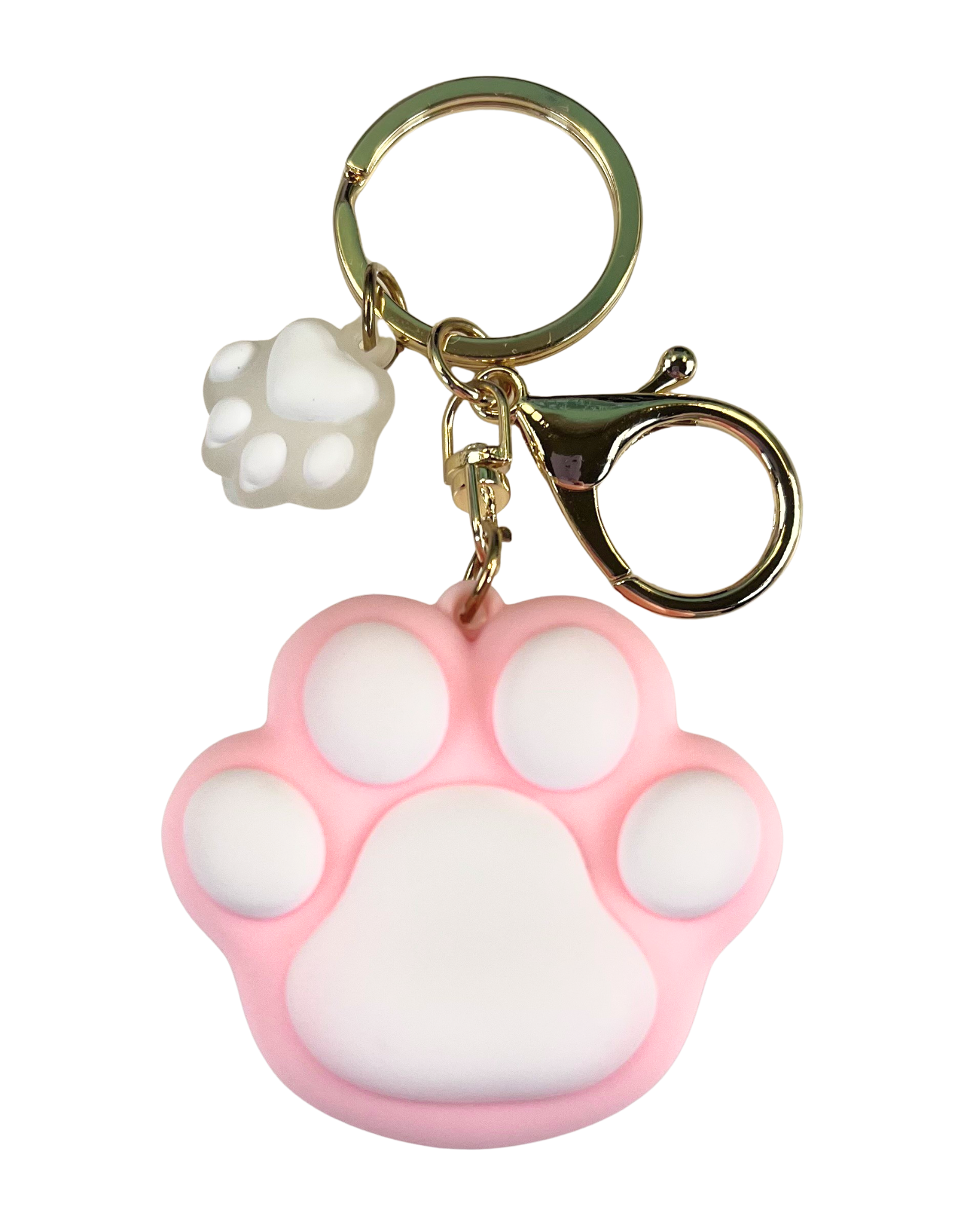 Keychain Charm: Paw Prints