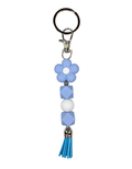 Keychain Charm: Beaded Carnation