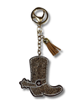 Keychain Charm: Cowgirl Boot