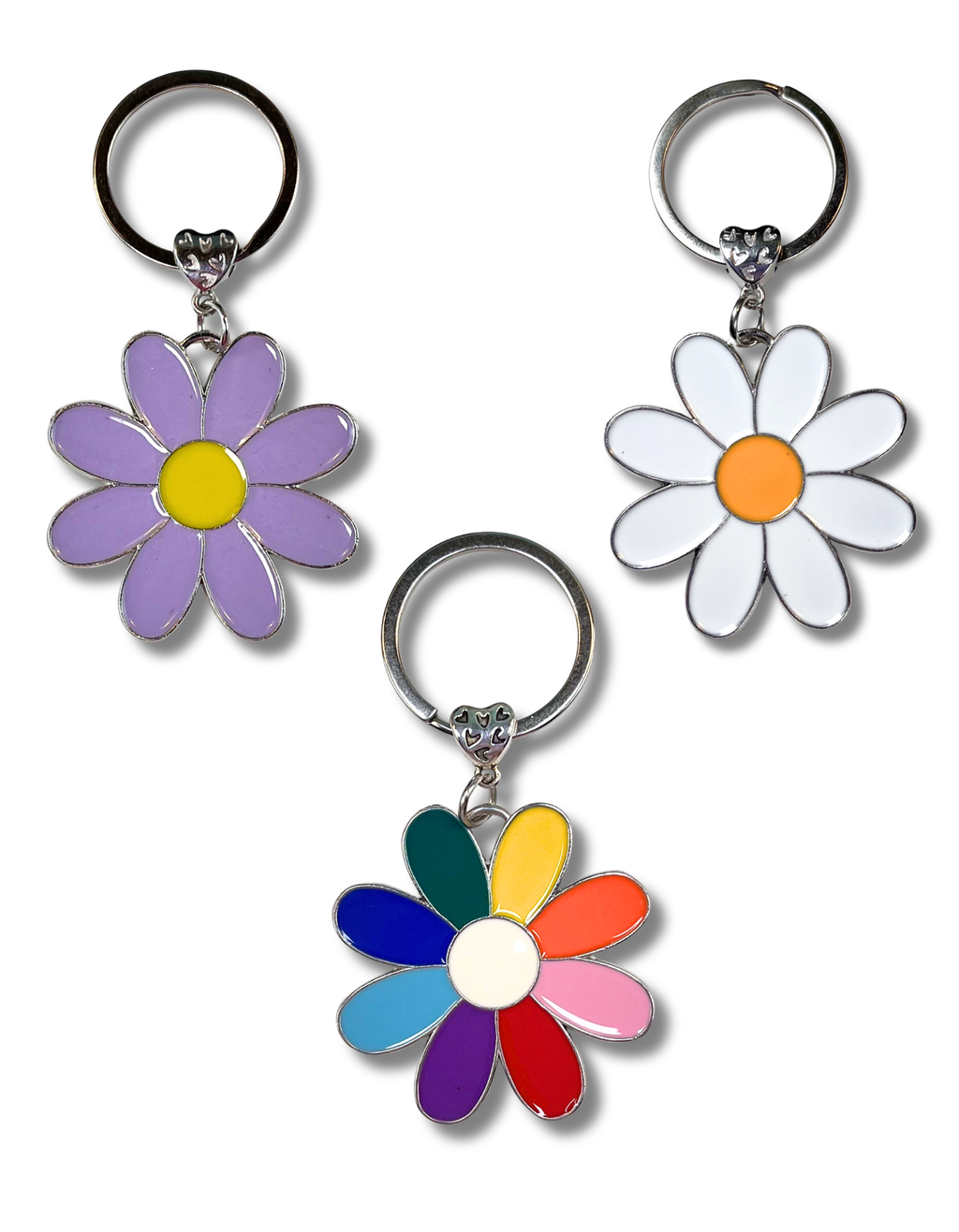 Keychain Charm: Daisies