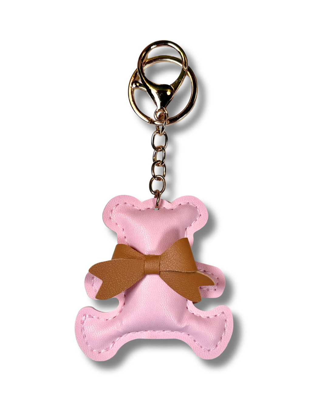 Keychain Charm: Bear with Bow