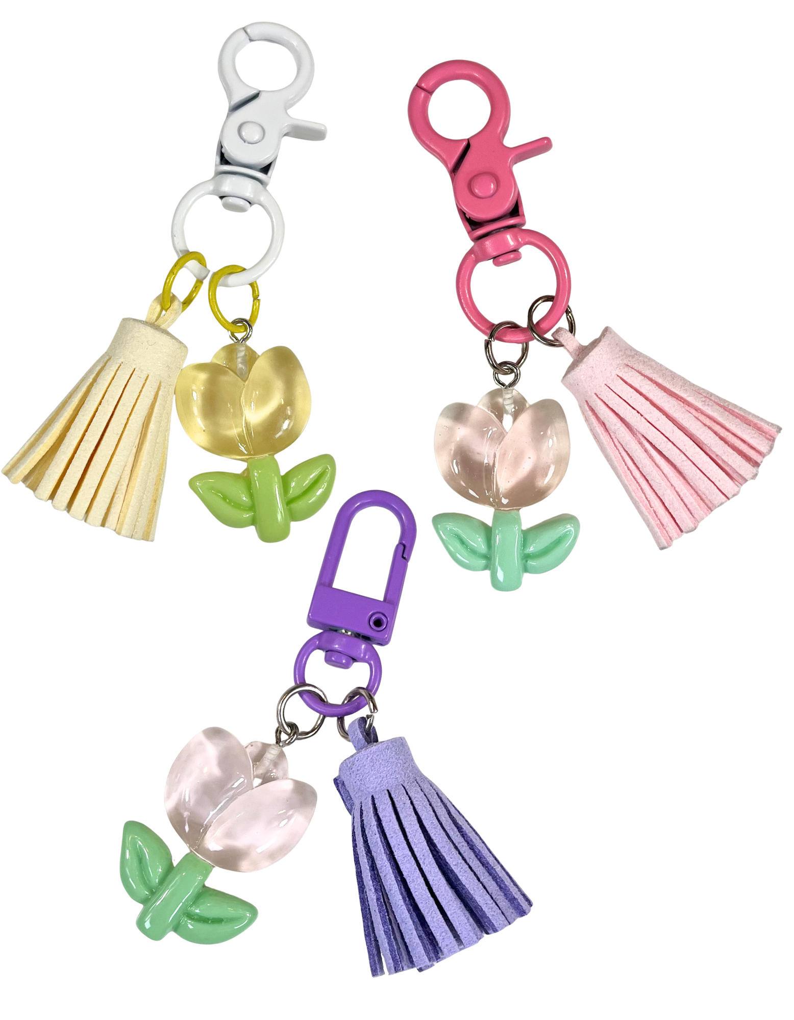 Keychain Charm: Tulips