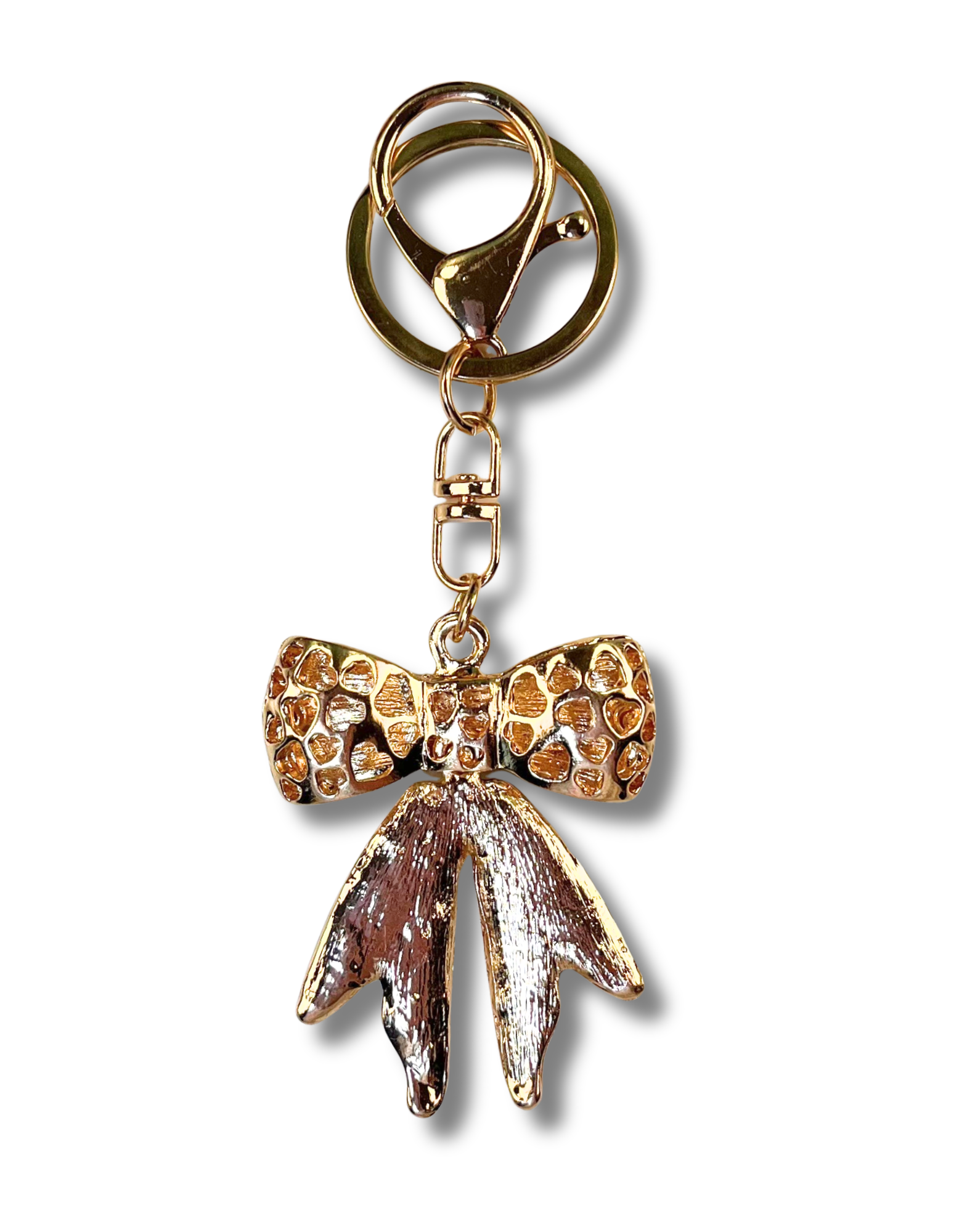 Keychain Charm: Bow in Black