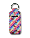 Lip Gloss Holder: Bees in Rainbow
