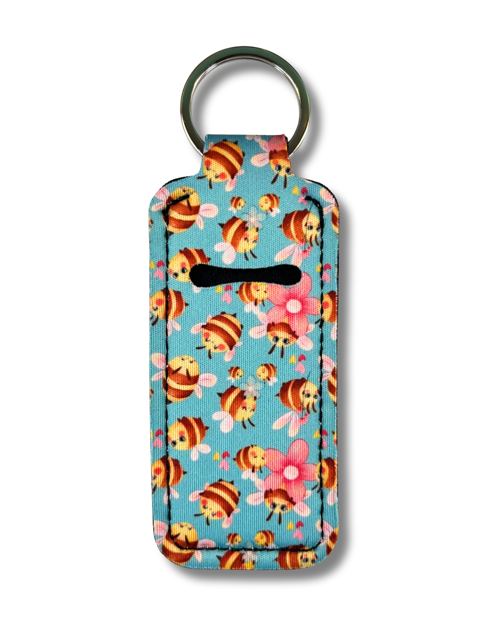Lip Gloss Holder: Bees in Blue