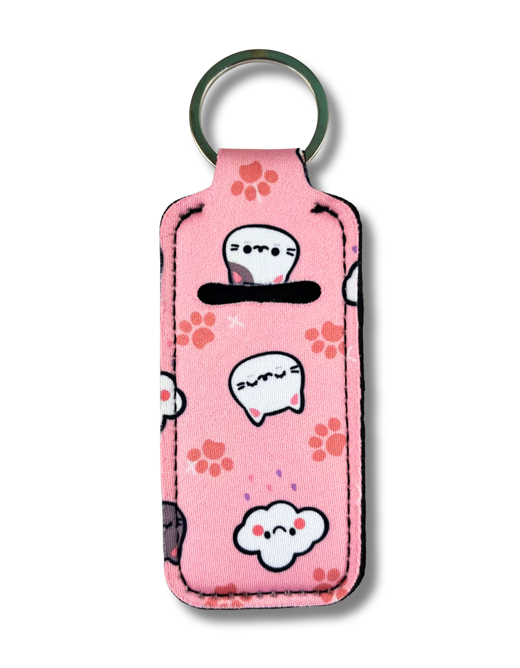 Lip Gloss Holder: Cats in Pink