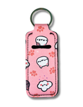 Lip Gloss Holder: Cats in Pink