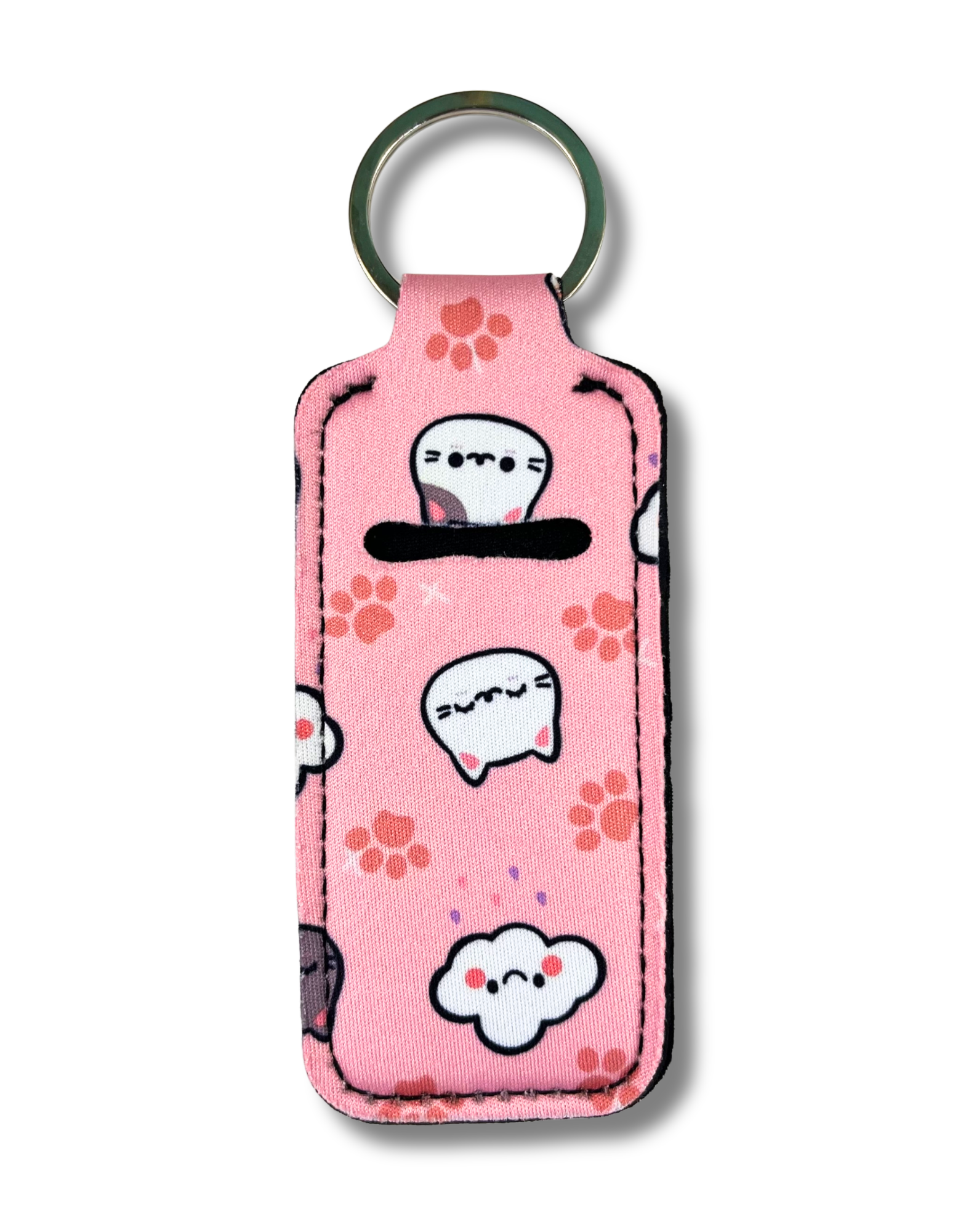 Lip Gloss Holder: Cats in Pink