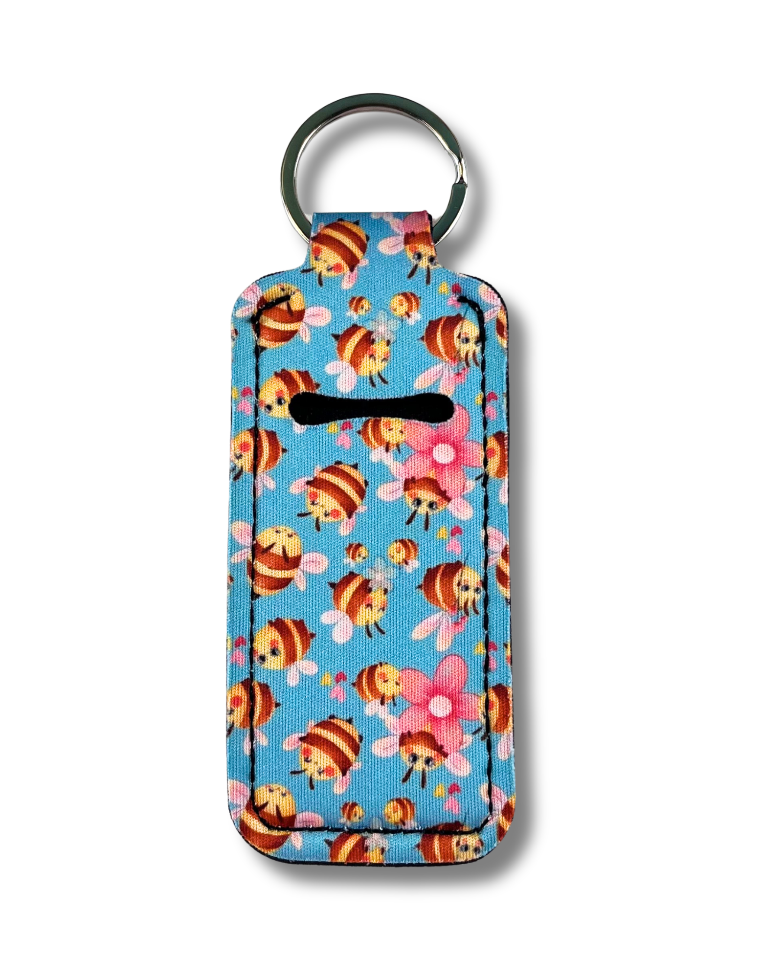 Lip Gloss Holder: Bees in Blue