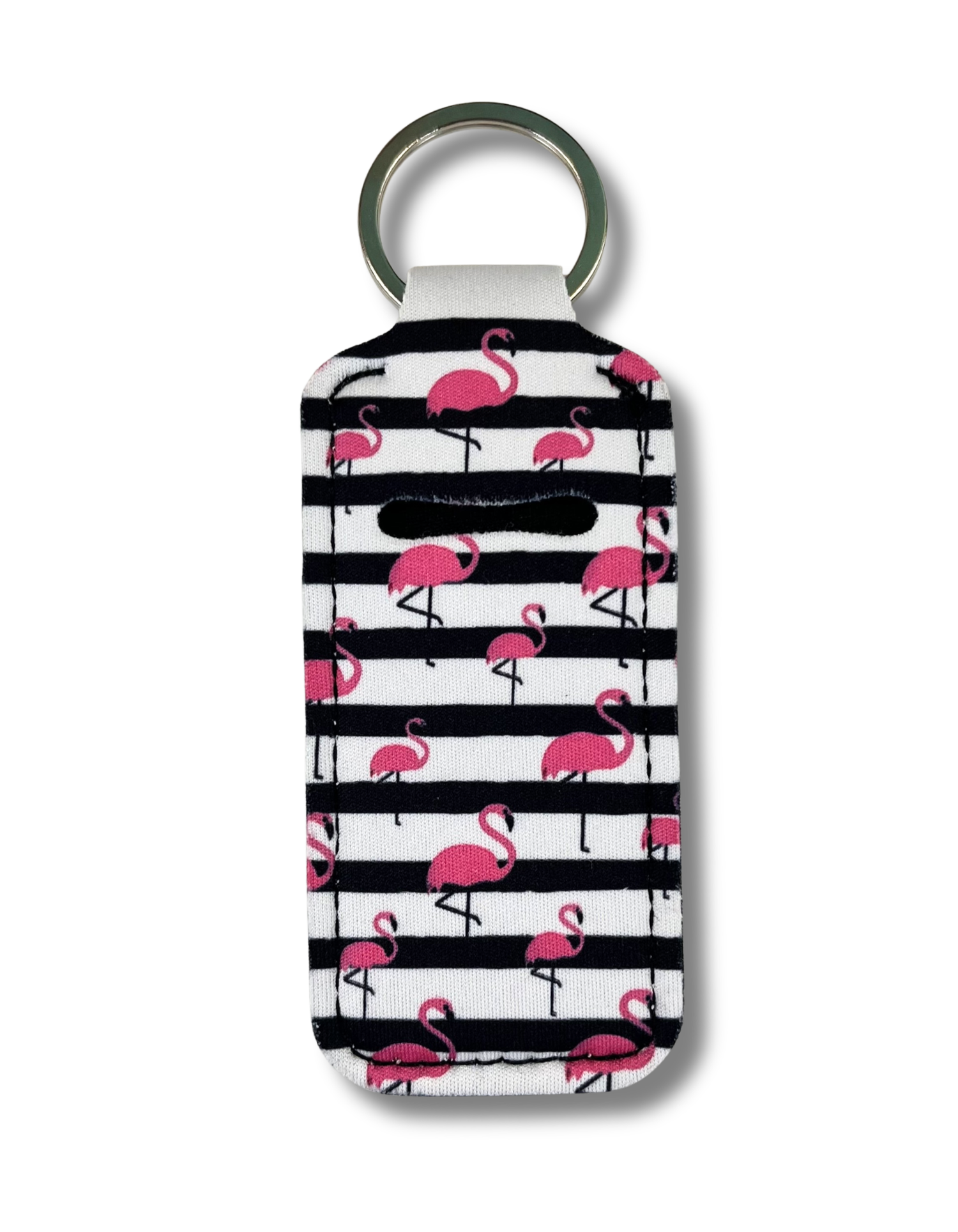 Lip Gloss Holder: Flamingos in Black