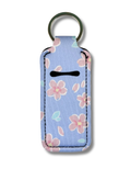 Lip Gloss Holder: Flowers in Periwinkle