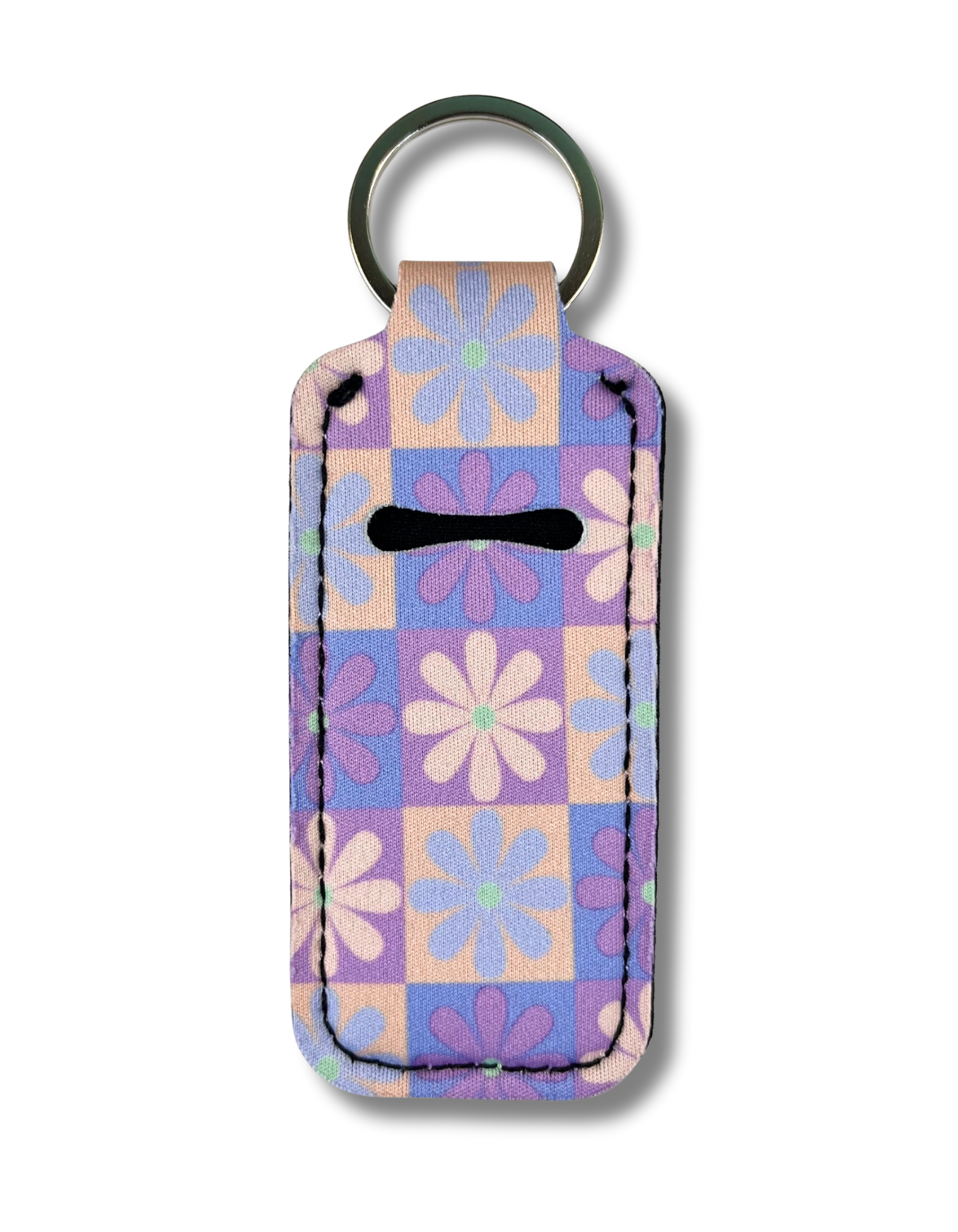 Lip Gloss Holder: Flowers in Gingham