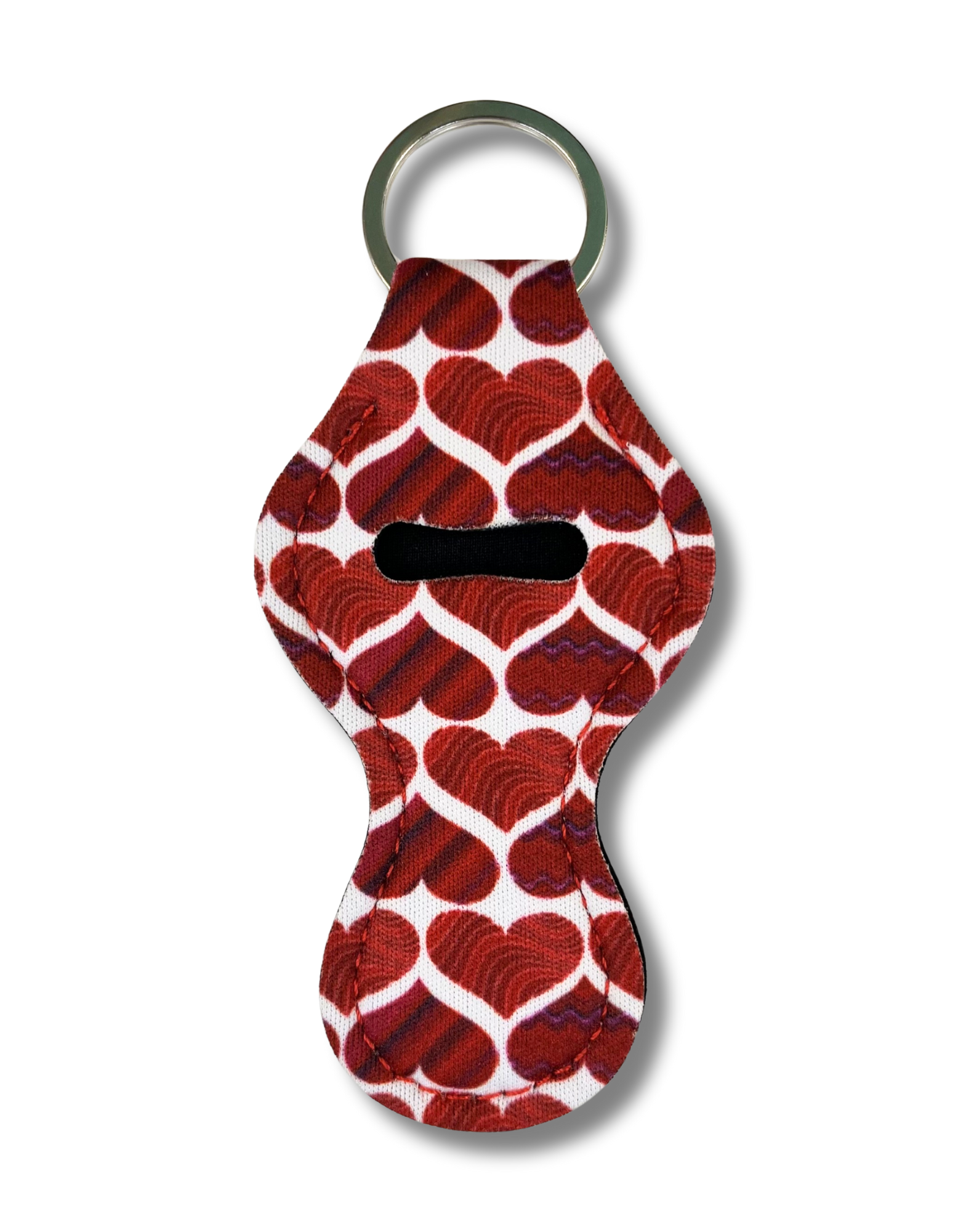 Lip Gloss Holder: Hearts in Red