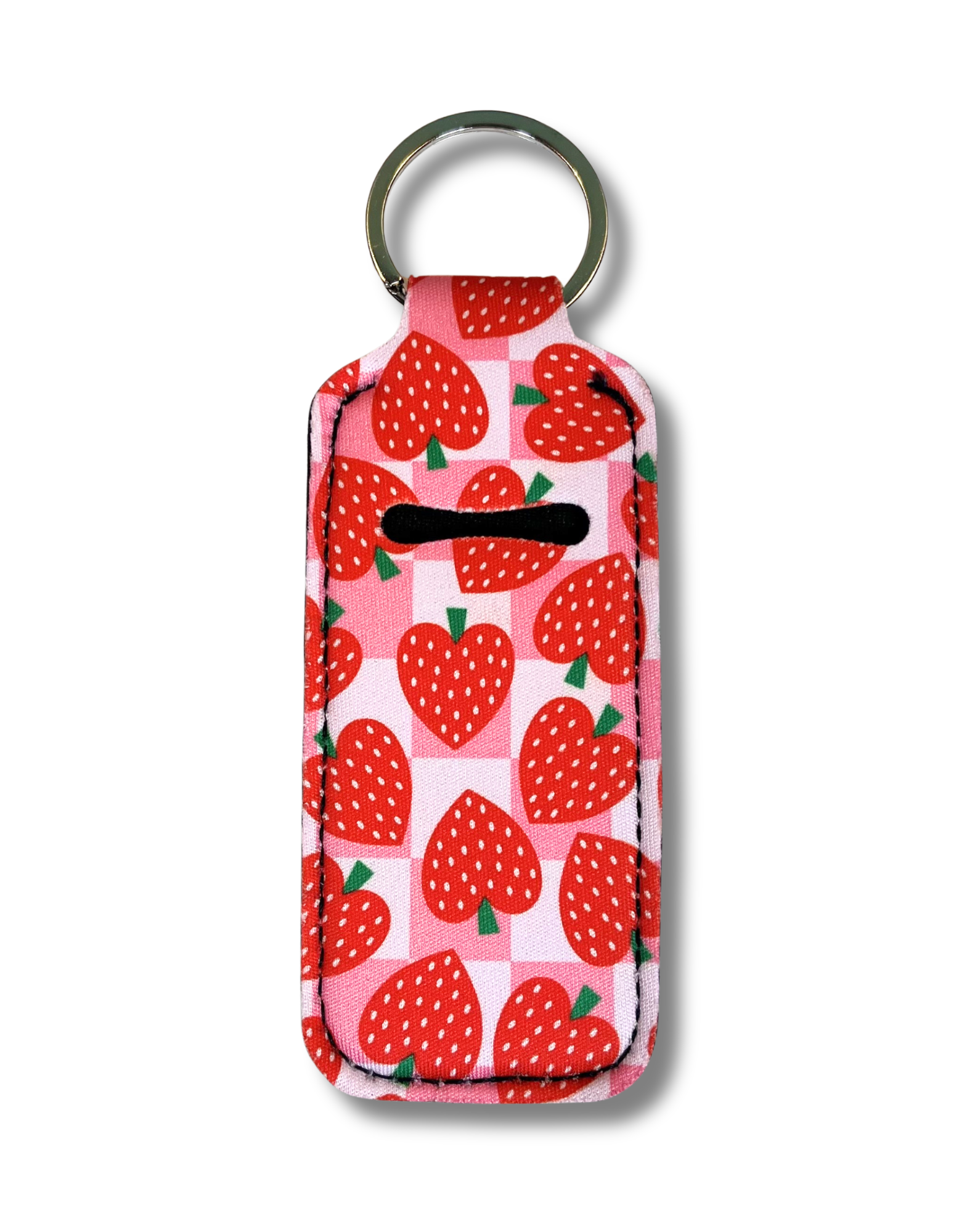 Lip Gloss Holder: Strawberies & Hearts