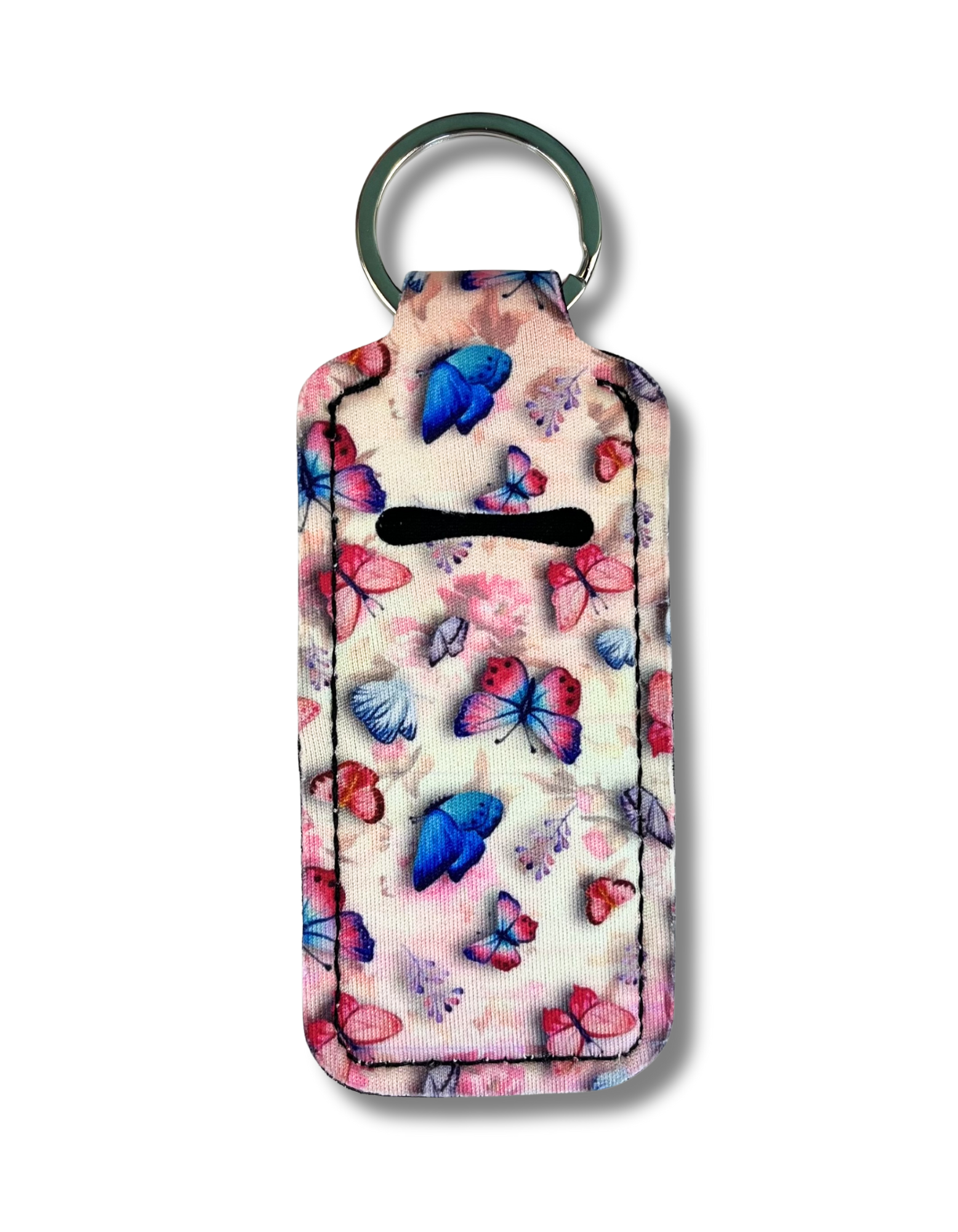 Lip Gloss Holder: Butterflies in Blue