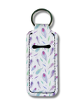 Lip Gloss Holder: Feathers in Purple