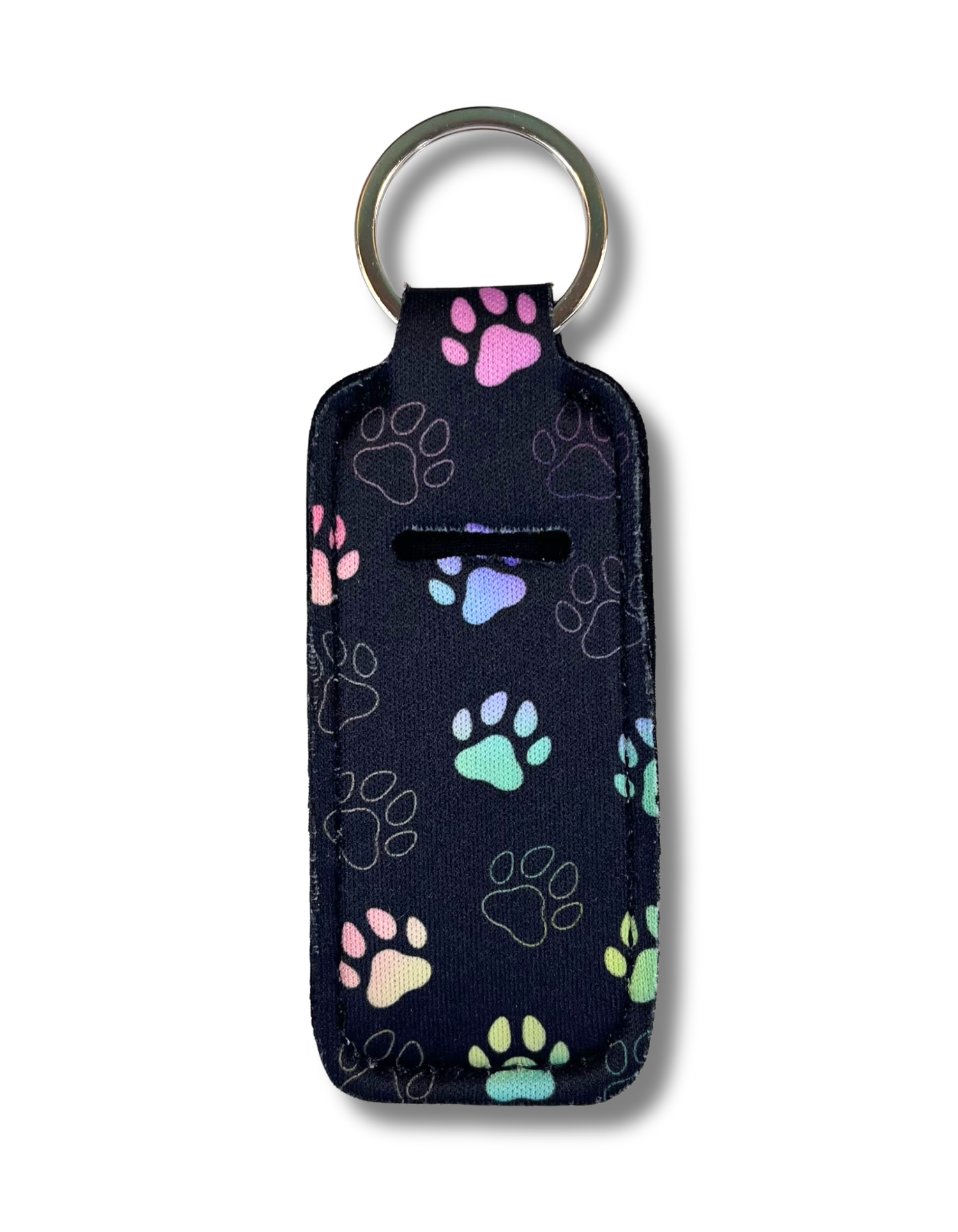 Lip Gloss Holder: Paws in Black