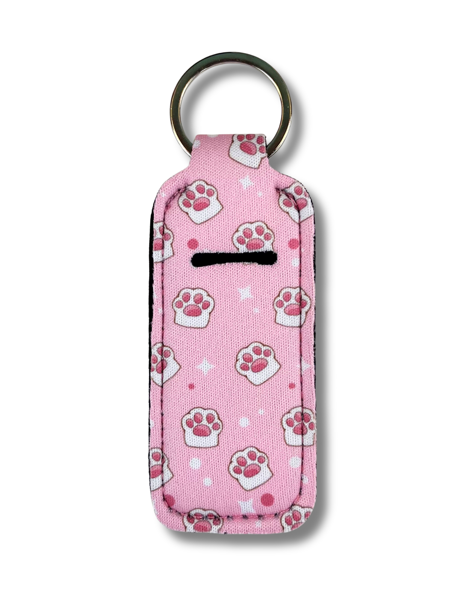 Lip Gloss Holder: Paws in Pink Blush