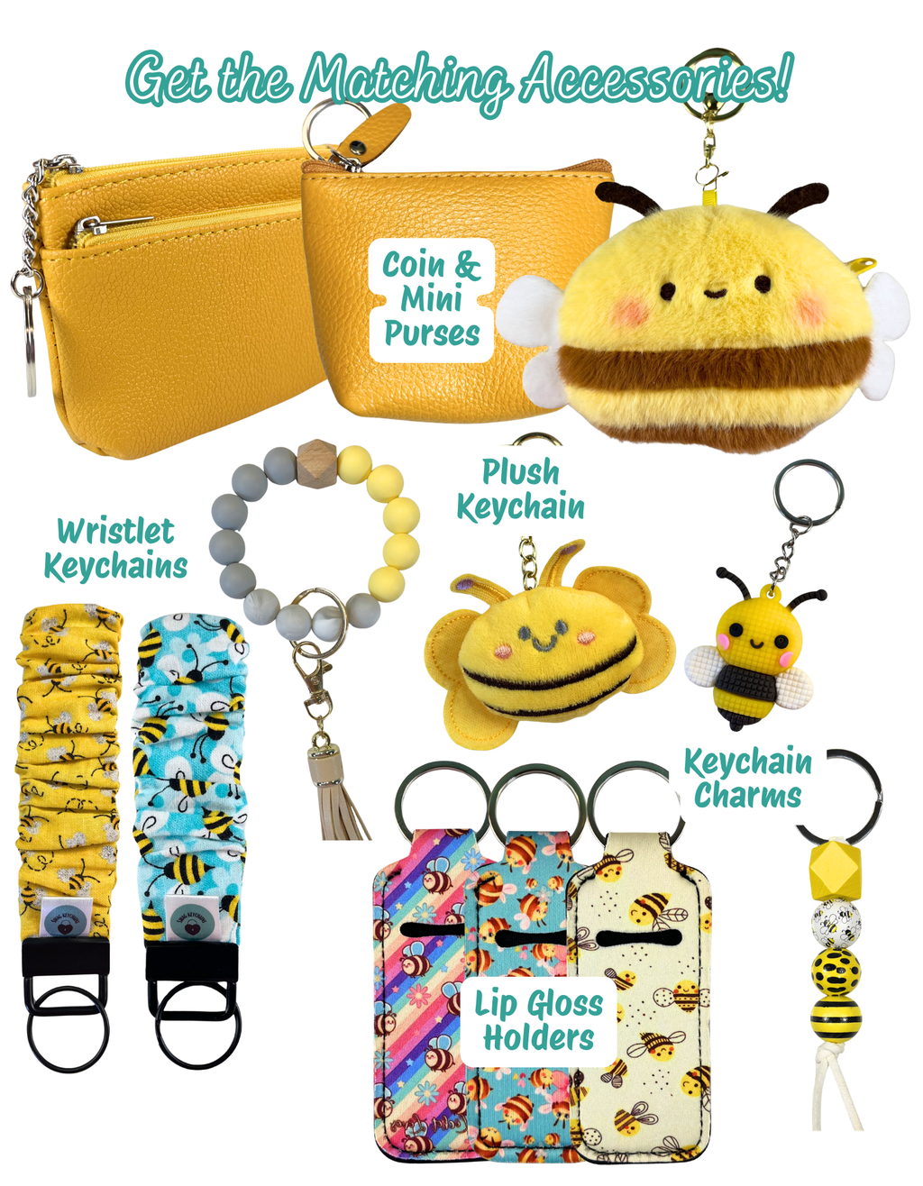 Keychain Plush: Bee