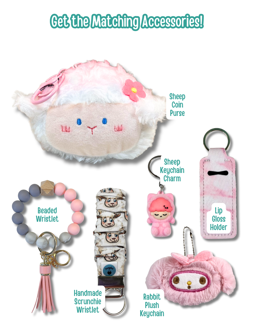 Wristlet-Strap: Sheep