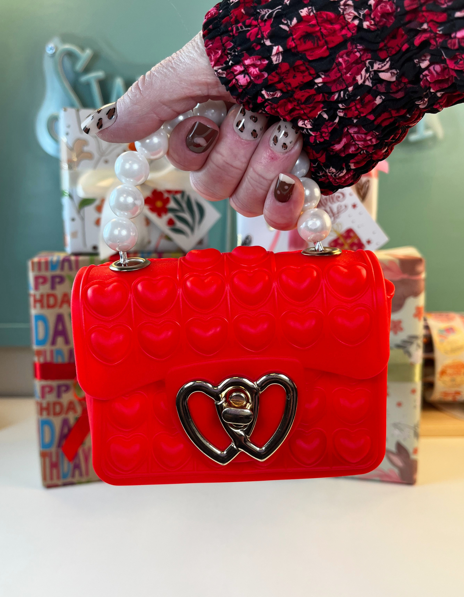 Mini Purse: Red Jelly