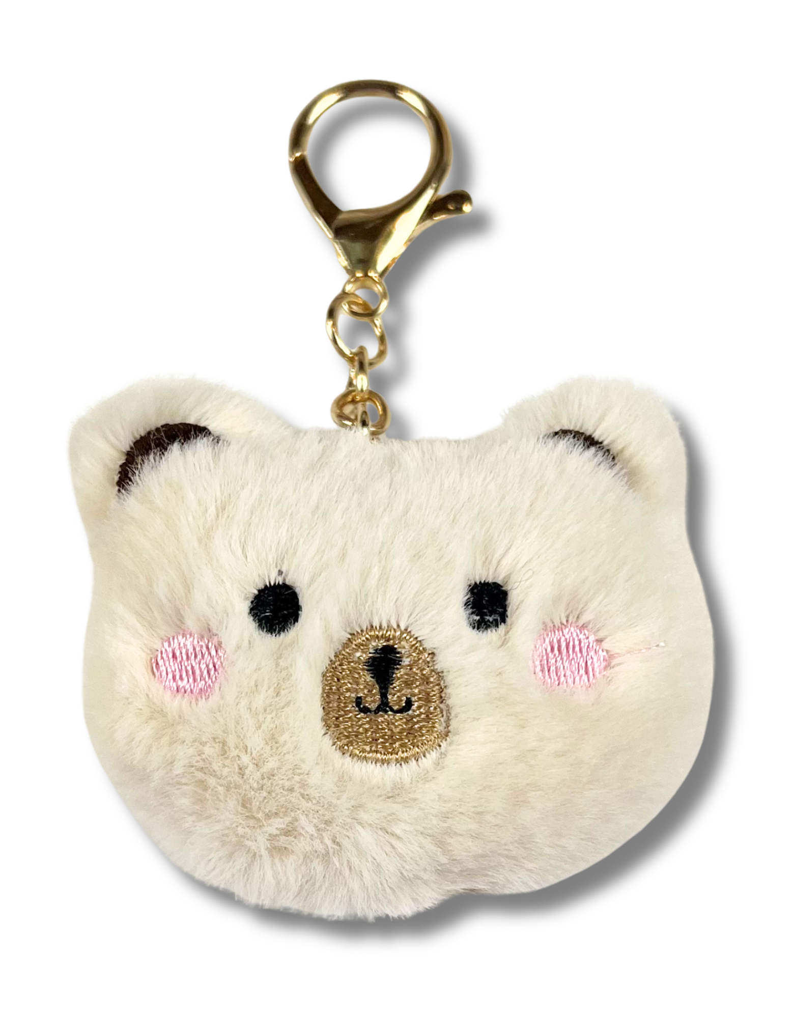 Keychain Plush: Bear in Cream