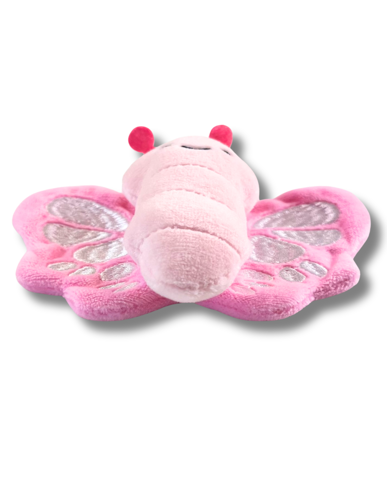 Keychain Plush: Butterfly in Pink