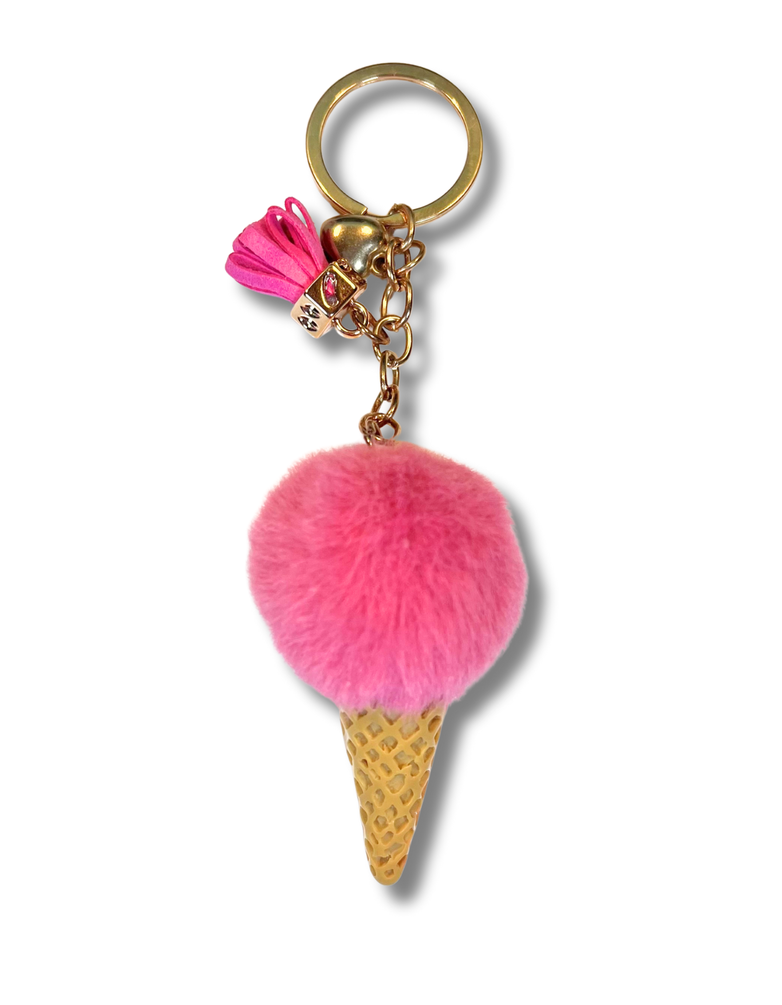 Keychain Plush: Ice Cream Cone