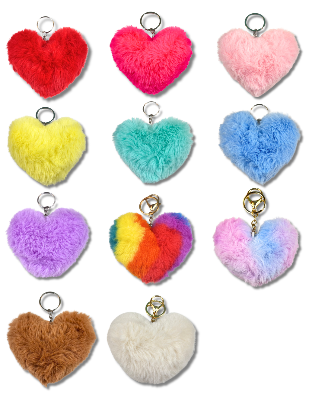 Keychain Plush: Hearts