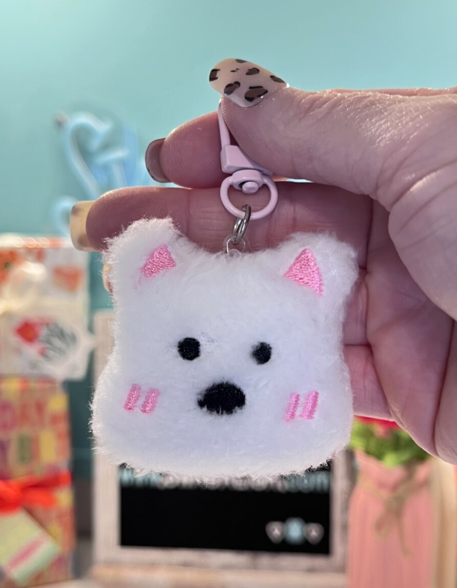 Keychain Plush: Terrier Puppy