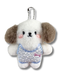 Keychain Plush: Puppy in Blue