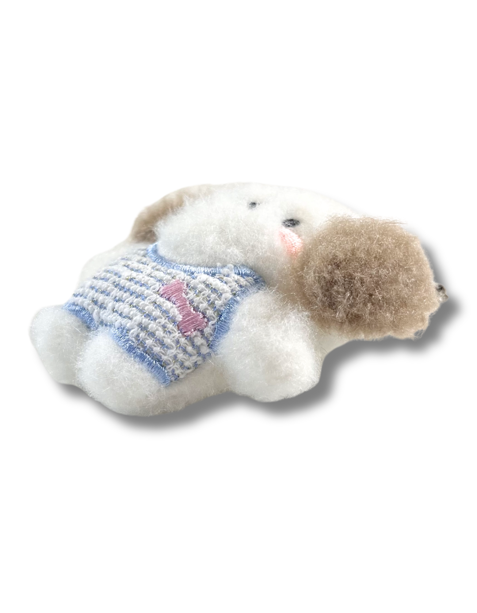 Keychain Plush: Puppy in Blue